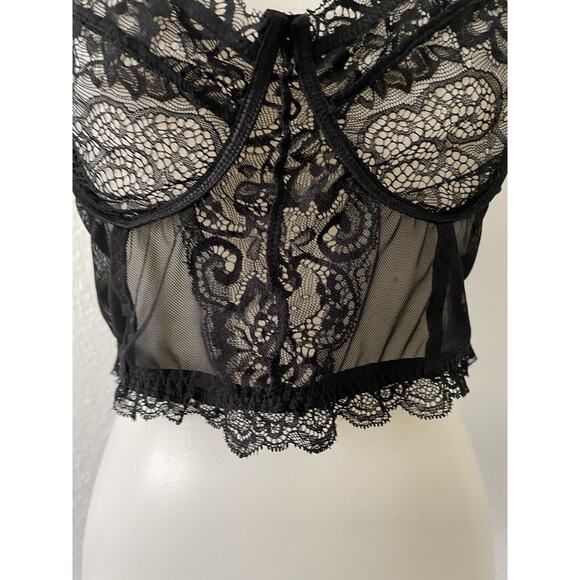 Boohoo Lingerie Bra Bralette Lace Sheer Plus Size - Picture 4 of 9